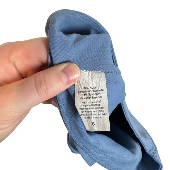 Beyond Yoga High Waist Alloy Ombre Midi Legging Serene Blue‎ Silver Small - Picture 10 of 11